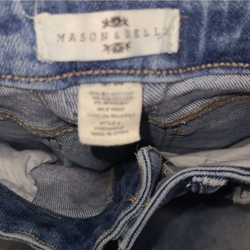 Mason & Belle Straight Leg Crop Jeans - Picture 6 of 10